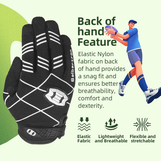 Seibertron Erwachsene F.O.D.G.G 2.0 Ultimate Flying Disc Golf Handschuhe – Rutschfestes Design, konsistenter Griff, verbessert Würfe und Fänge unter allen Bedingungen – SeibertronSports