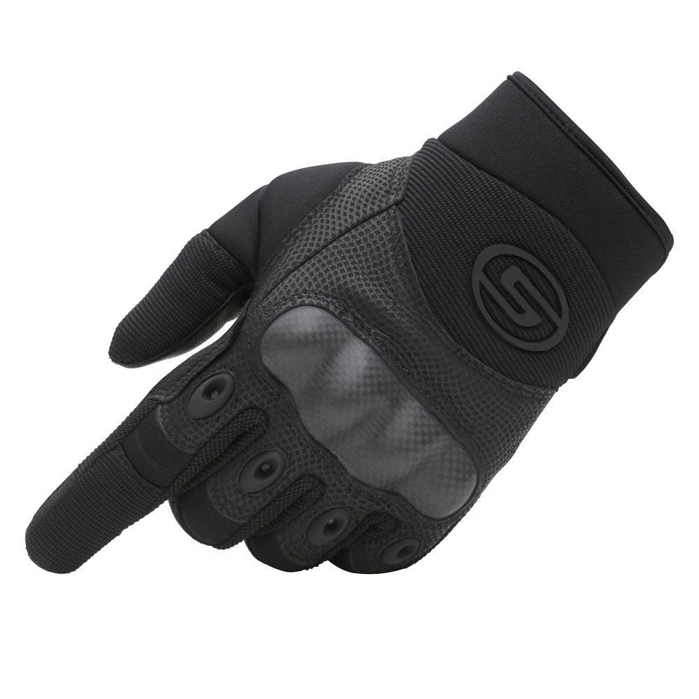 Seibertron Carbonfaser-Hartknöchel-Motorradhandschuhe mit Schafsleder-Handfläche - Seibertron Kfz-Teile und Zubehör522010206260