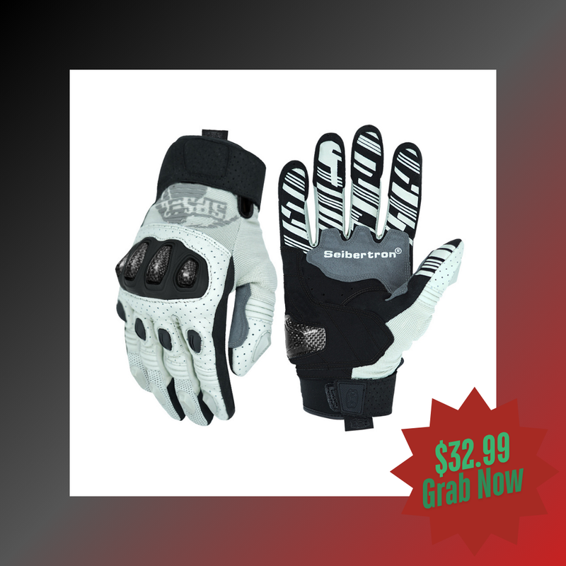 white leather riding gloves