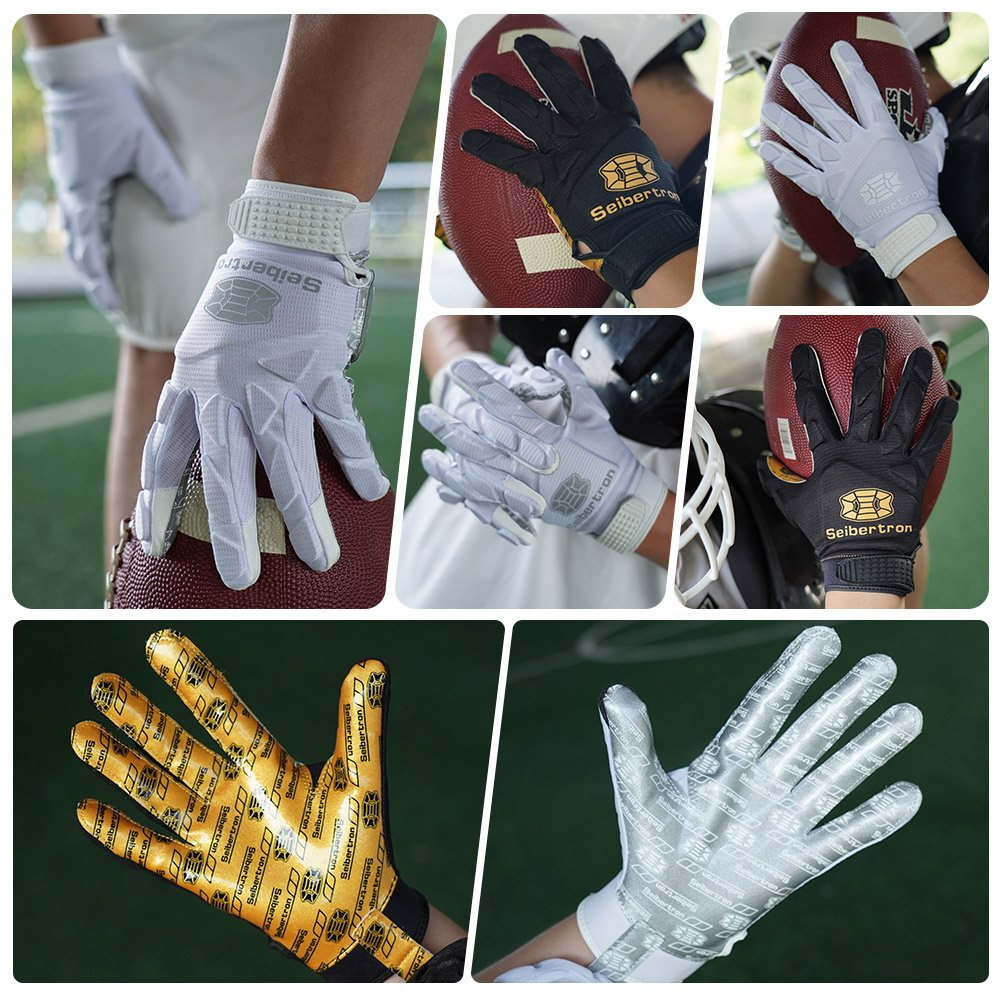 Farbe: alle | Seibertron H.P.I.R.G Touchscreen-Football-Receiver-Handschuhe Bild 07
