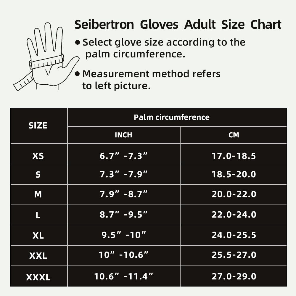 color:all | Seibertron HIGH-VIS SDXB waterproof anti-slip gloves with TPR impact protection image 06