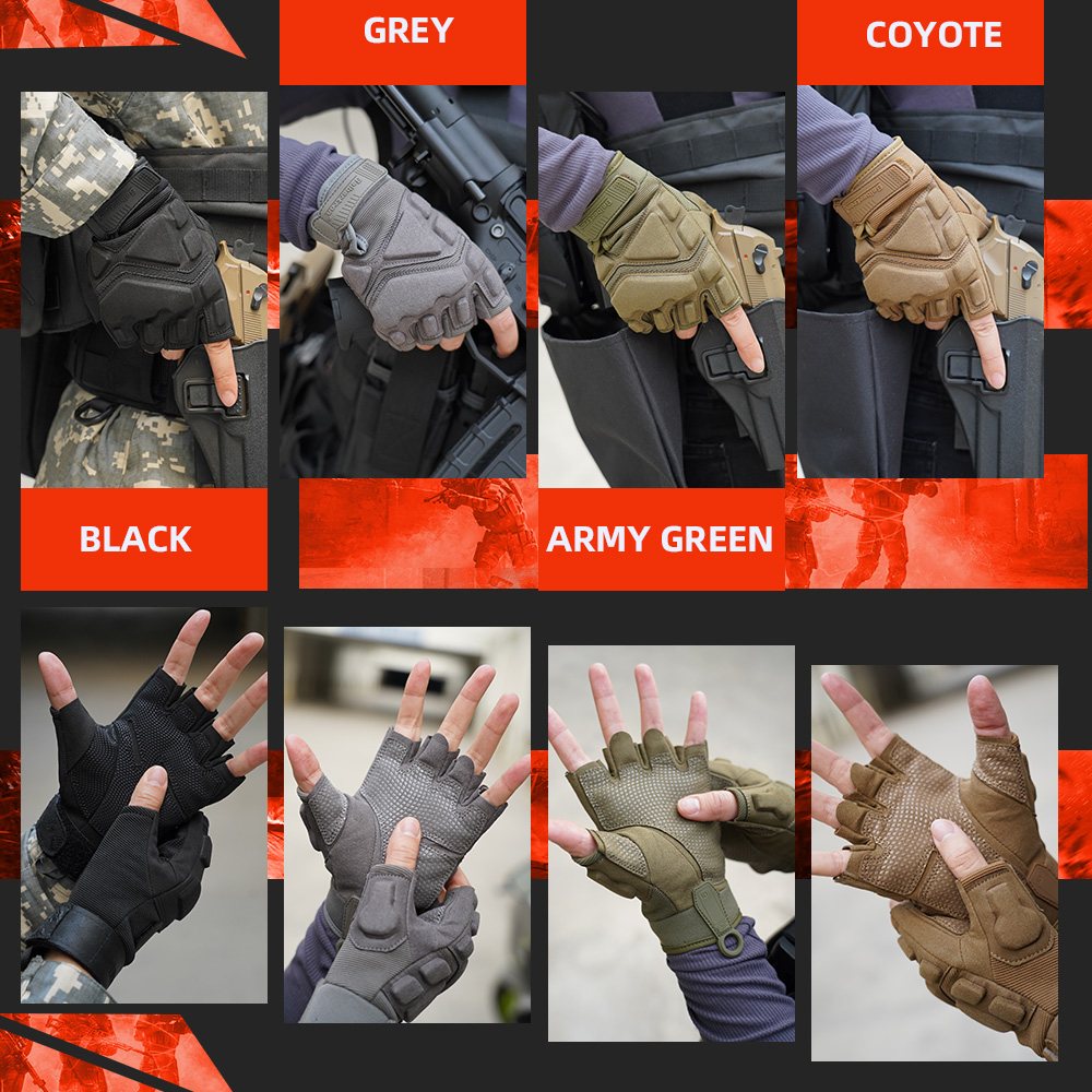 Farbe: alle | Seibertron S.O.L.A.G 2.0 Halbfinger-Handschuhe taktische Outdoor-Halbfingerhandschuhe Bild 17