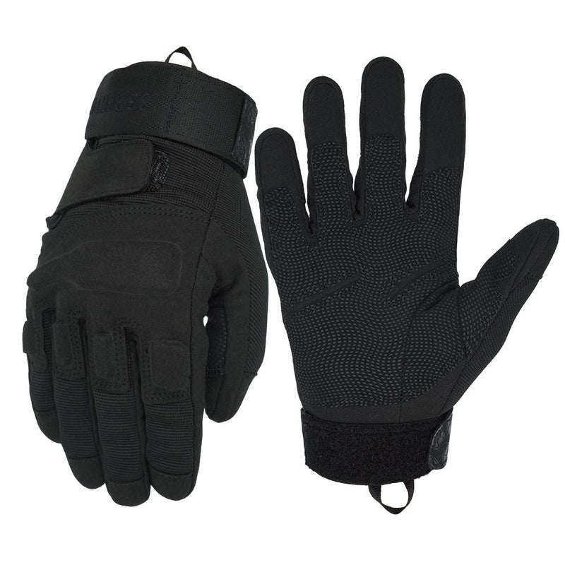 Farbe:Schwarz | Seibertron S.O.L.A.G Taktische Handschuhe mit vollständigen Fingern, wasserabweisend, Touchscreen-tauglich, taktische Handschuhe mit vollständigen Fingern, Bild 01