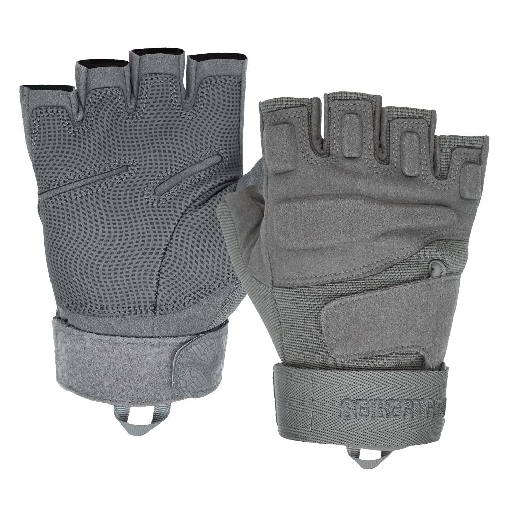 Farbe: Grau | Seibertron S.O.L.A.G Halbfinger taktische Handschuhe Bild 05