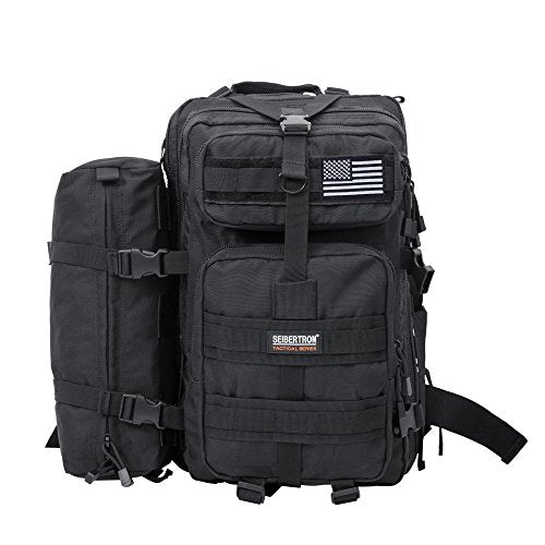 Outdoor backpack designed for efficient camping gear storage.