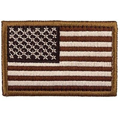 Taktischer USA-Flaggen-Patch - Schwarz & Weiß von Seibertron - Seibertron