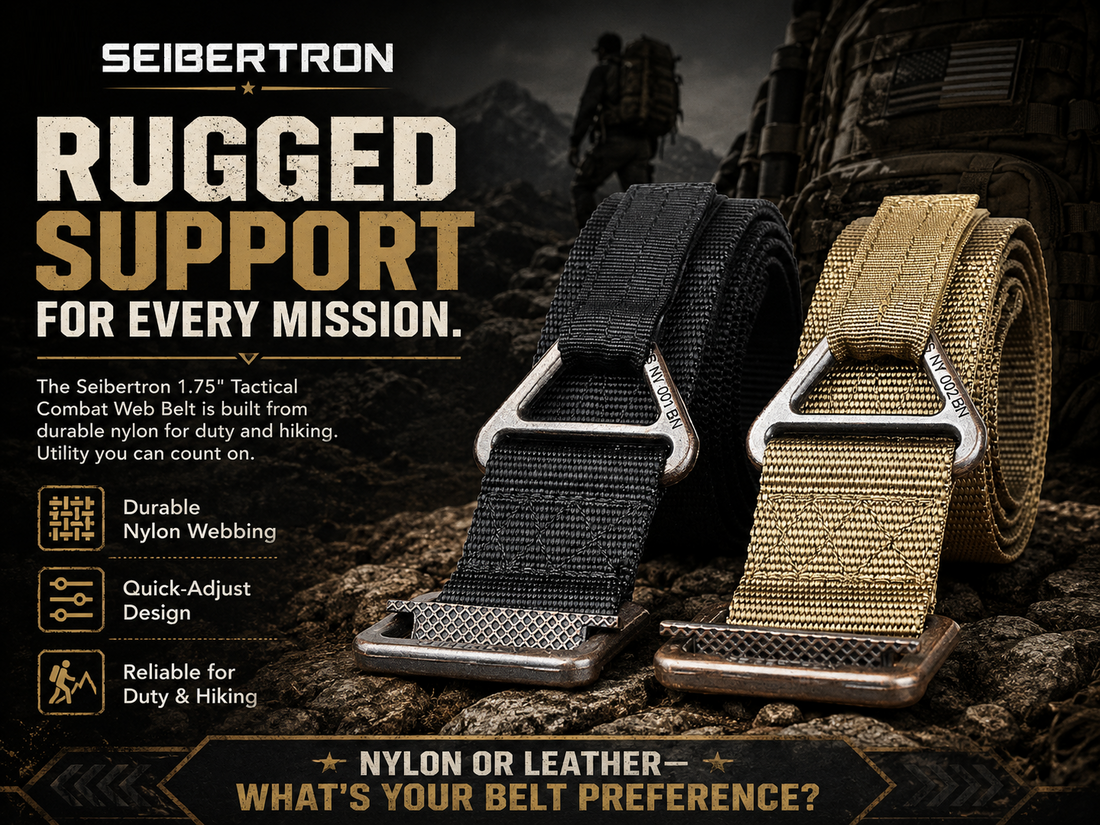 Nylon or leather—what's your belt preference?