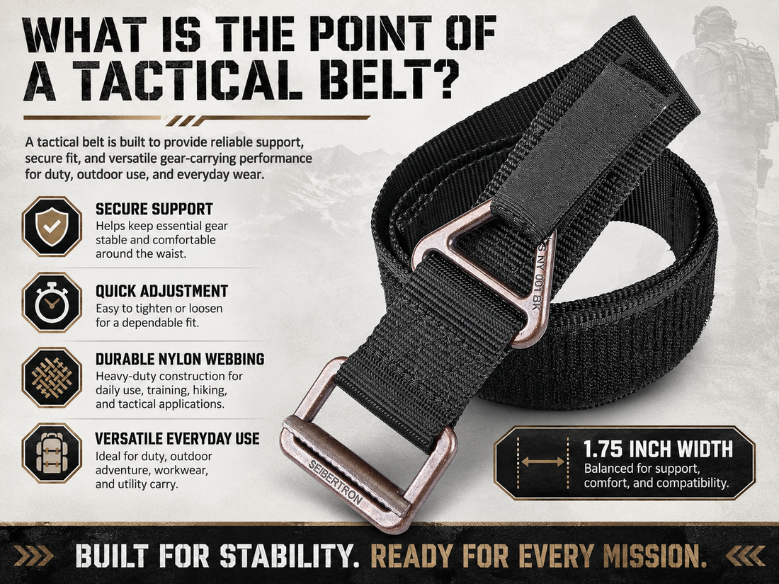 What Is the Point of a Tactical Belt?