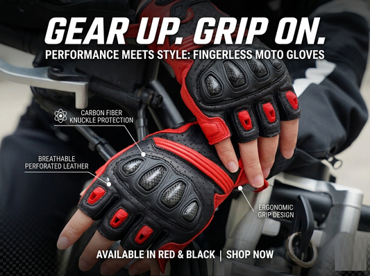 Why Fingerless Leather Motorcycle Gloves Are Gaining Popularity Among Female Riders