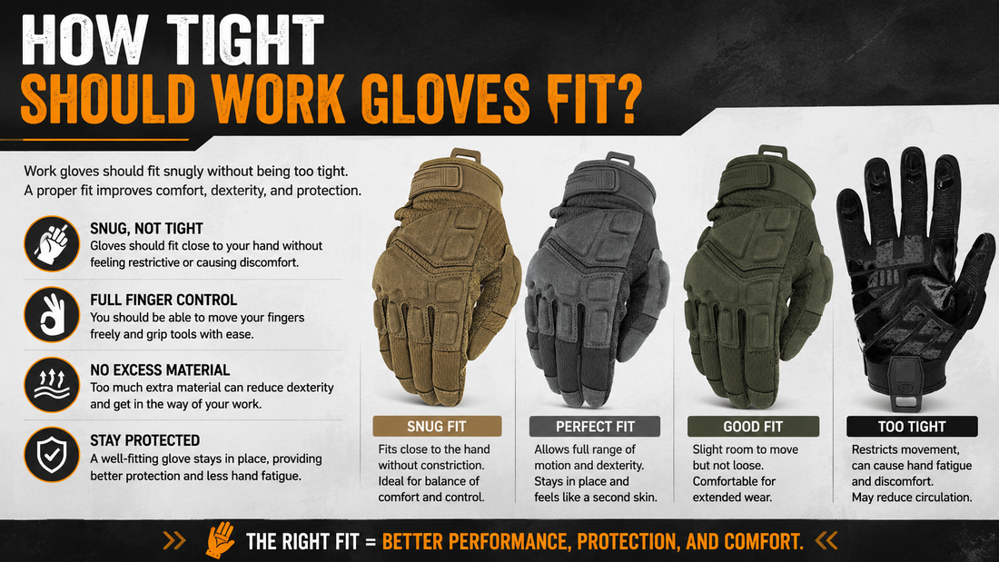 How Tight Should Work Gloves Fit?