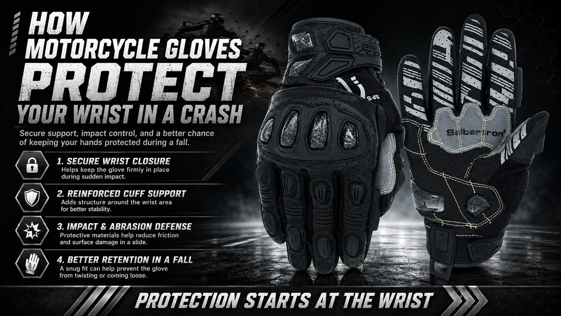 How Motorcycle Gloves Protect Your Wrist in a Crash