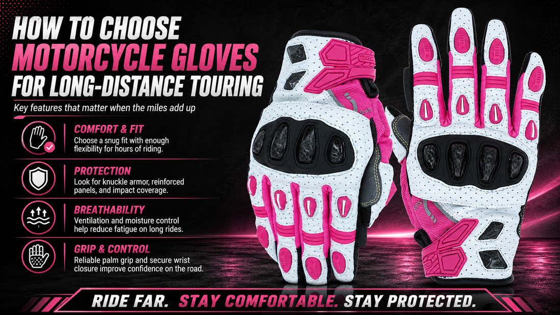 How to Choose Motorcycle Gloves for Long Distance Touring