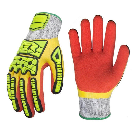 12 Paare Seibertron S – Flexibel 05 HPPE-Handschutz, TPR-Arbeitshandschuhe, schnittfest, schwer, mit Aufprallschutz – Seibertron