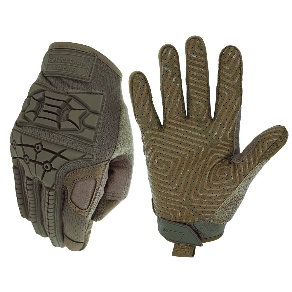 Seibertron T.B.F.I.G Taktische Outdoor-Handschuhe, atmungsaktiver flexibler Gummi-Aufprallschutz, Touchscreen, CE-zertifizierte Taktikhandschuhe