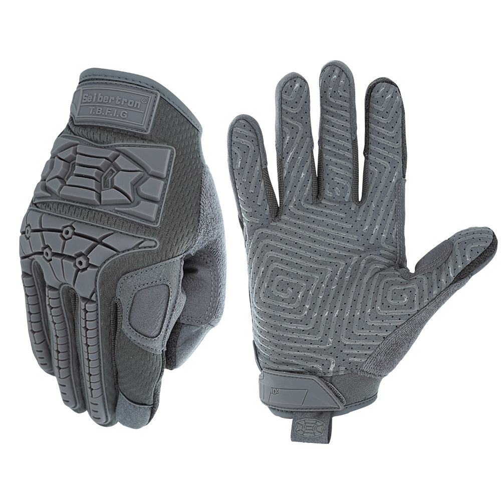 Seibertron T.B.F.I.G Taktische Outdoor-Handschuhe, atmungsaktiver flexibler Gummi-Aufprallschutz, Touchscreen, CE-zertifizierte Taktikhandschuhe