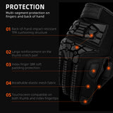 Seibertron T.B.F.I.G Taktische Outdoor-Handschuhe, atmungsaktiver flexibler Gummi-Aufprallschutz, Touchscreen, CE-zertifizierte Taktikhandschuhe