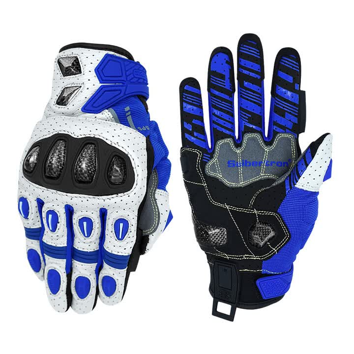 Seibertron SPS-7 Motorradhandschuhe in Klein Blue