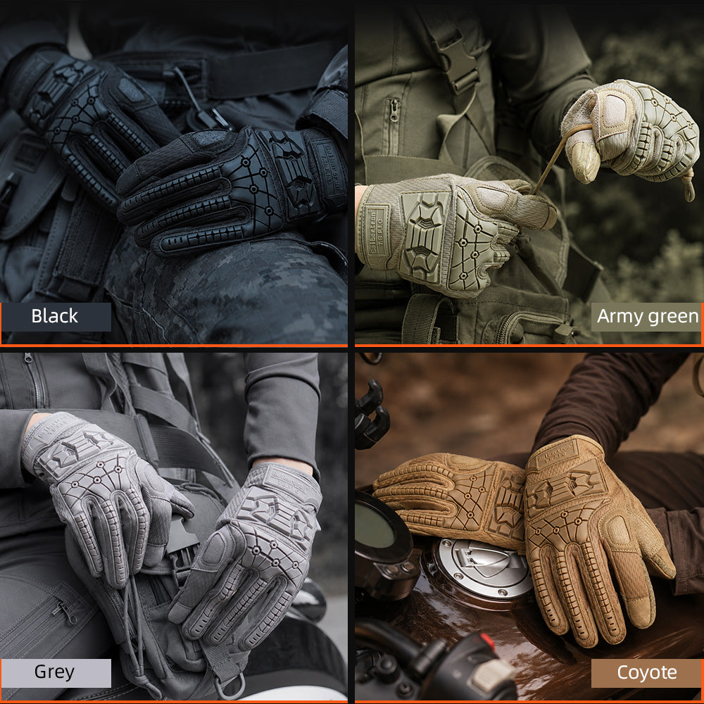 Seibertron T.B.F.I.G Taktische Outdoor-Handschuhe, atmungsaktiver flexibler Gummi-Aufprallschutz, Touchscreen, CE-zertifizierte Taktikhandschuhe