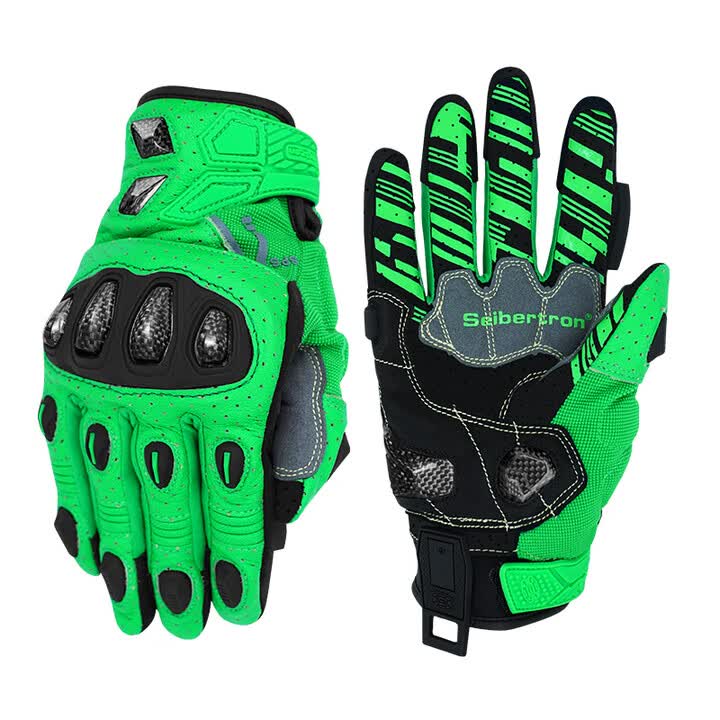 Seibertron SPS-7 Motorradhandschuhe in Grün