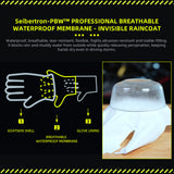 Seibertron SPS-7W Wasserabweisende Leder-Carbonfaser-Touchscreen-Motorradhandschuhe