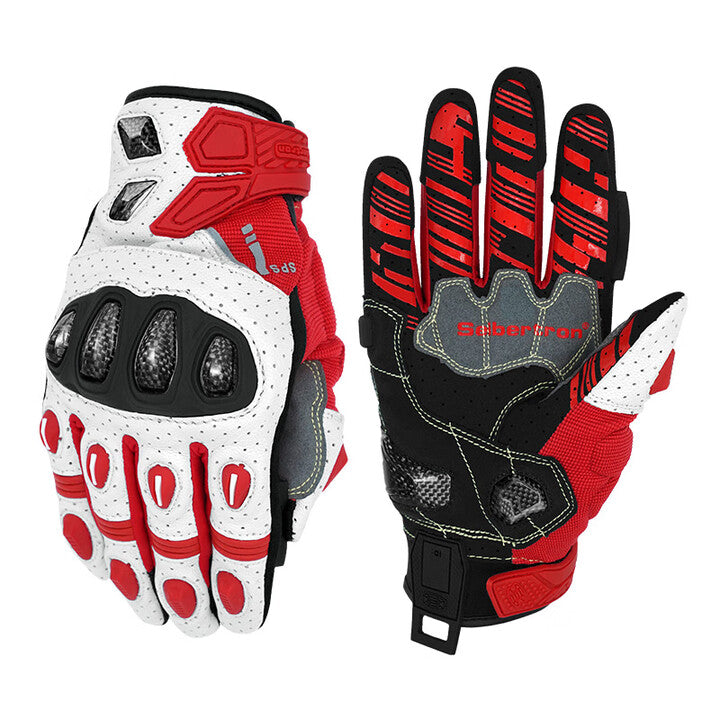 Seibertron SPS-7 Motorradhandschuhe in Rot