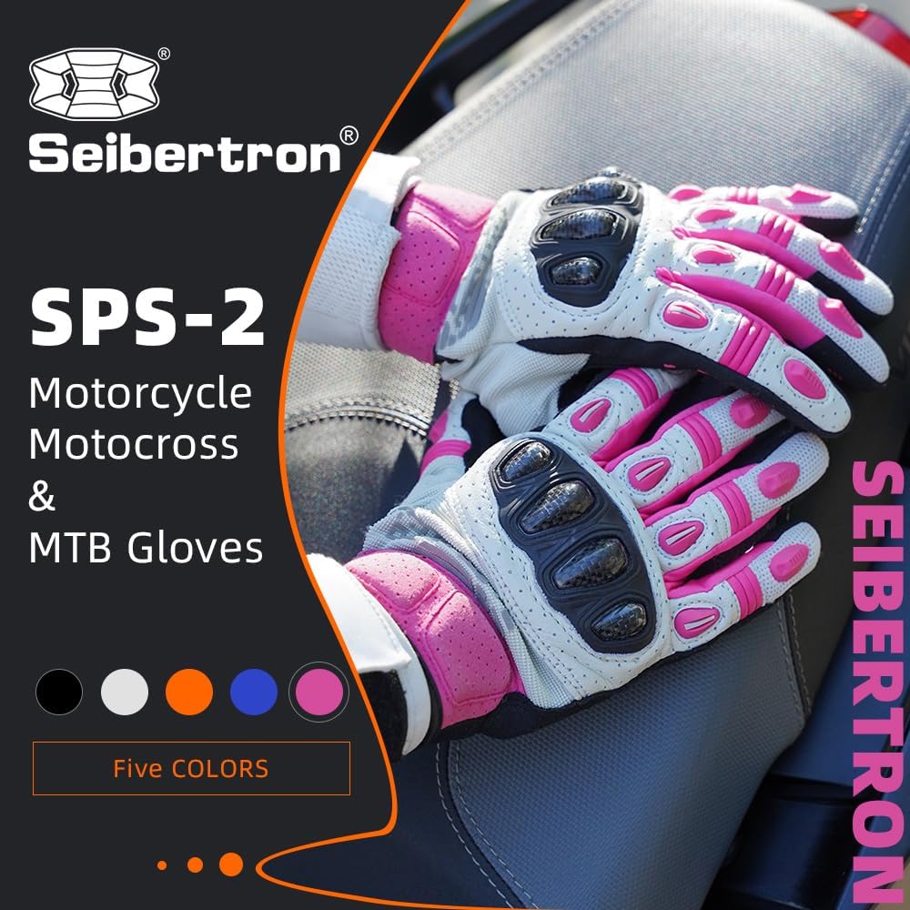 Seibertron SPS-2 Vollfinger-Unisex-Touchscreen-Straßenrennen-Motorrad-MTB-Sport-Handschuhe