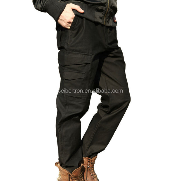 Seibertron Herren M65 BDU taktische Hose - Schwarz