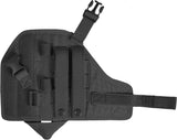 Seibertron Verstellbarer taktischer/Airsoft-Jagd-Pistolenholster für Rechtshänder mit Beinhalterung/Tasche, Drop-Leg-Thigh-Holster - SeibertronSports602201107924