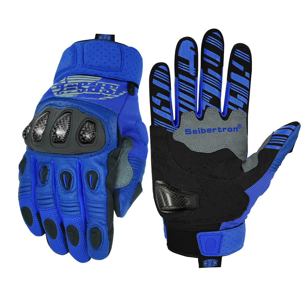 Seibertron Jugend SPS-2/ SPS-5 Unisex Touchscreen Straßenrennen Motorradhandschuhe MTB Sport - Seibertron