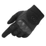 Seibertron Carbonfaser-Hartknöchel-Motorradhandschuhe mit Schafsleder-Handfläche - Seibertron Kfz-Teile und Zubehör522010206260