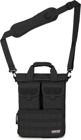 Seibertron Erweiterbare 14" Laptop-Wasserdichte Messenger-Tasche mit mehreren Taschen und Fächern – als Messenger-Tasche tragbar – Seibertron
