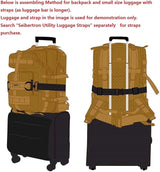 Comfortable trekking backpack with ergonomic shoulder straps.