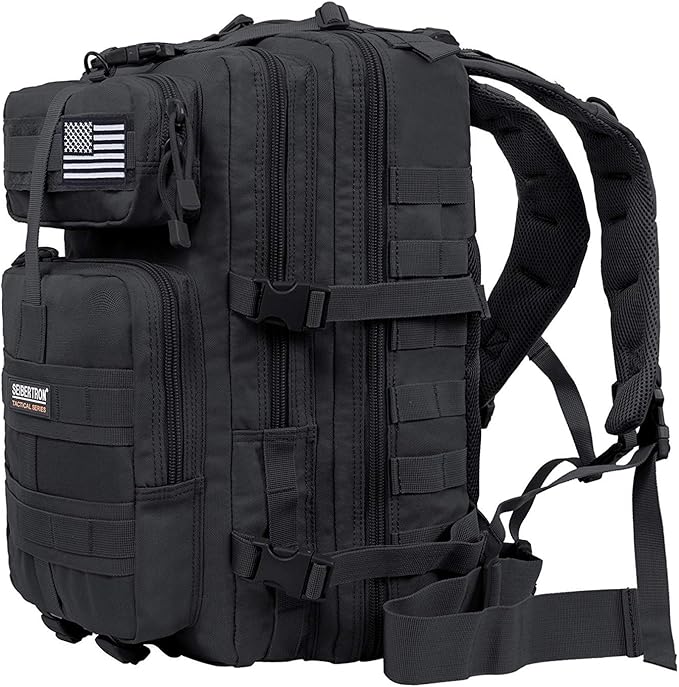 Leichter und kompakter Campingrucksack, ideal für lange Wanderungen und Campingplätze.