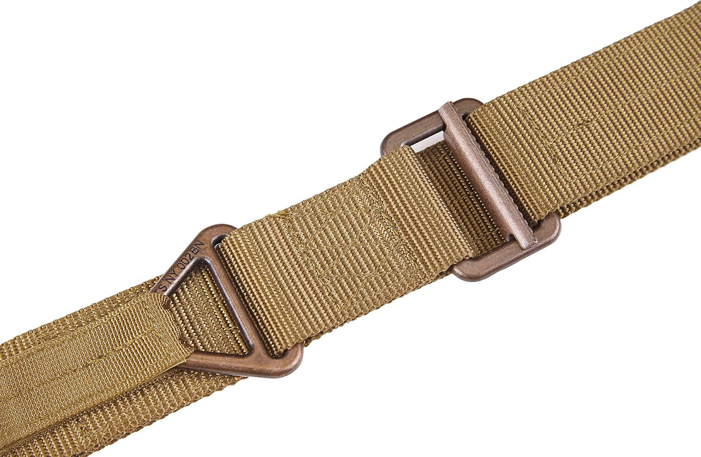 Seibertron Herren Utility TDU 1.75 Zoll Nylon Taktischer CQB/Rigger Militär-Kampfgürtel mit Metallschnalle - SeibertronSports602201112508