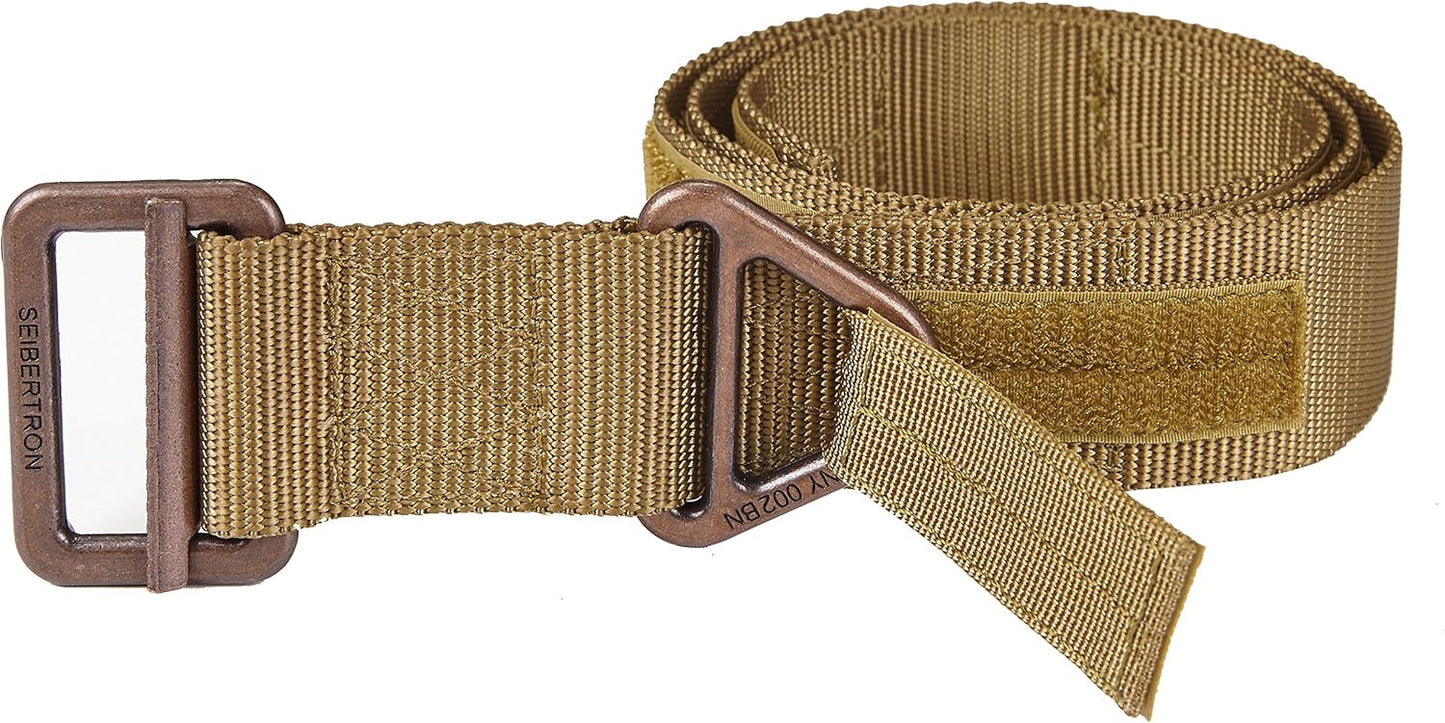 Seibertron Herren Utility TDU 1.75 Zoll Nylon Tactical CQB/Rigger's Military Combat Duty Belt mit Metallschnalle - Seibertron