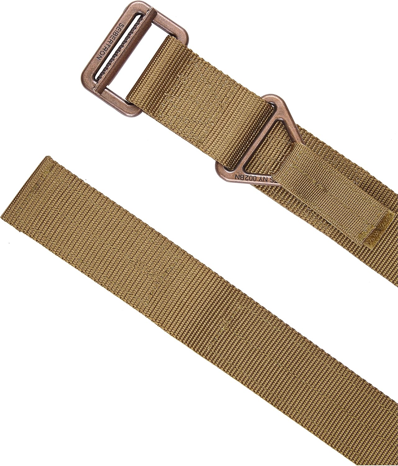 Seibertron Herren Utility TDU 1.75 Zoll Nylon Taktischer CQB/Rigger Militär-Kampfgürtel mit Metallschnalle - SeibertronSports602201112508
