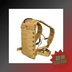 Seibertron Taktischer Molle Hydrations-Trägerrucksack, großartig für Outdoor-Sportarten wie Laufen, Wandern, Camping, Radfahren, Motorradfahren — Hydrationsträger-Rucksack Khaki style thumbnail