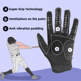 Farbe: Schwarz | Seibertron B-A-R PRO 2.0 Baseball- und Softball-Schlaghandschuhe Bild 11