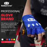 color:Blue | Seibertron Dirtclaw fingerless motocross and off-road riding gloves image 16