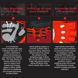 color:Orange | Seibertron Dirtclaw fingerless motocross and off-road riding gloves image 24