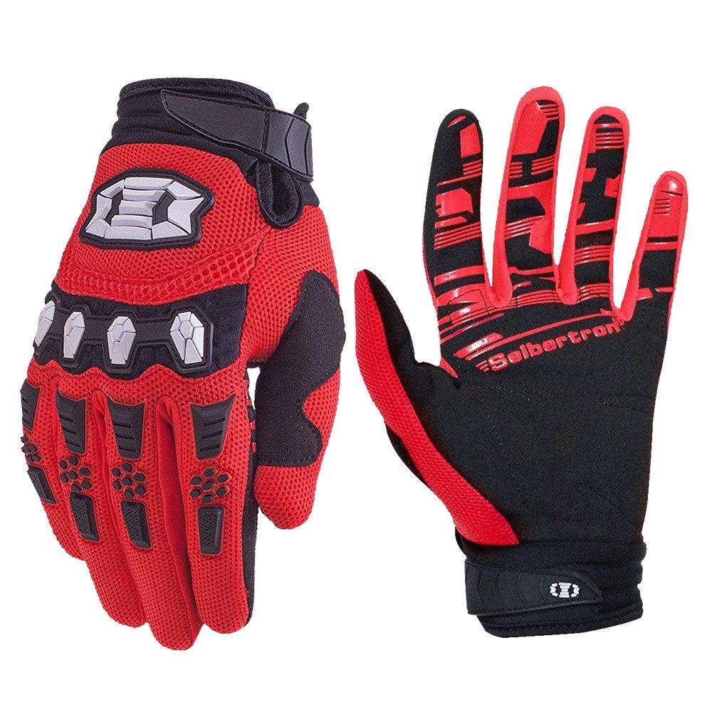 Farbe: Rot | Seibertron Dirtpaw Vollfinger Motocross- und Offroad-Handschuhe Bild 09