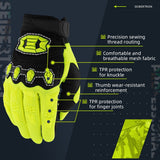 Farbe: Neon-Gelb | Seibertron Dirtpaw Vollfinger-Motocross- und Offroad-Handschuhe, Bild 15