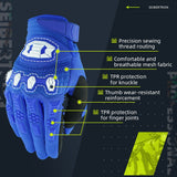 Farbe: Blau | Seibertron Dirtpaw Vollfinger-Motocross- und Offroad-Handschuhe, Bild 19