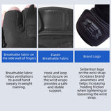 color:Black | Seibertron PRO 2.0 Fitness Gloves padded super grip lifting and fitness gloves image 05