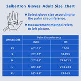 color:Black | Seibertron PRO 2.0 Fitness Gloves padded super grip lifting and fitness gloves image 06