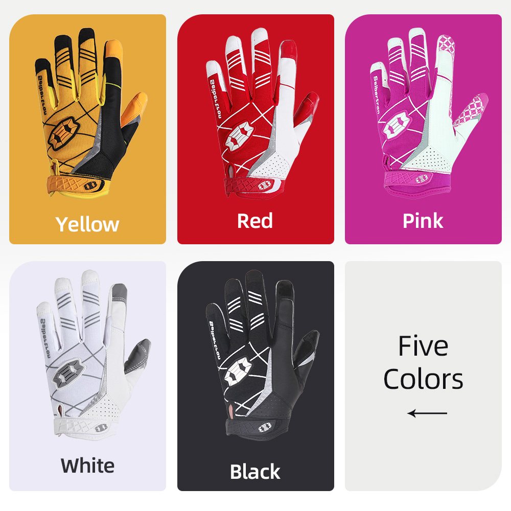 Farbe: alle | Seibertron American Football Receiver Handschuhe für Erwachsene, Ultra-Stick, gängiges Bild 19