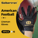 Farbe:Schwarz | Seibertron H.P.I.L.G Touchscreen Football Lineman Handschuhe Bild 01