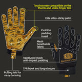 Farbe:Schwarz | Seibertron H.P.I.L.G Touchscreen Football Lineman Handschuhe Bild 03