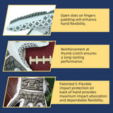 color:White | Seibertron Lineman 2.0 full finger football lineman gloves image 05