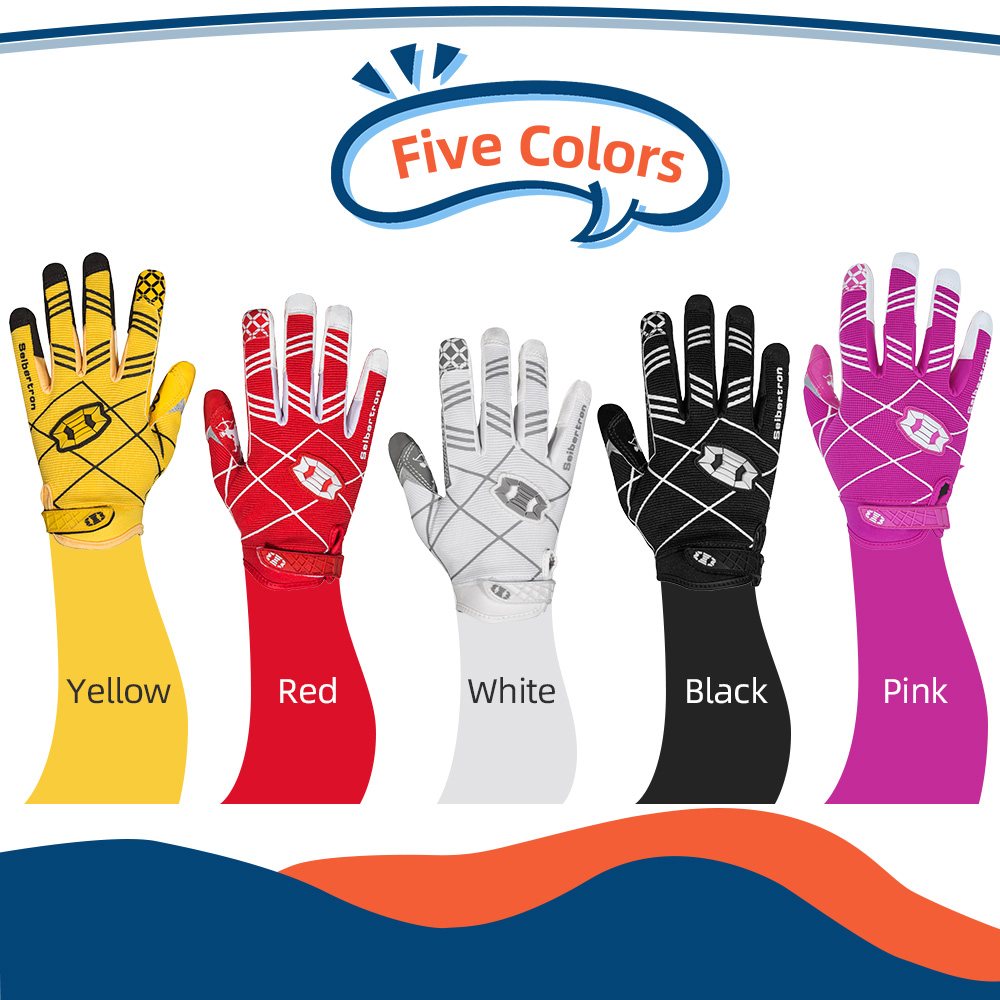 color:all | Seibertron Pro 3.0 ultra-stick football receiver gloves image 16